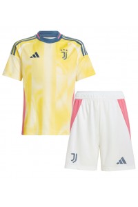 Juventus Babytruitje Uit tenue Kind 2024-25 Korte Mouw (+ Korte broeken)